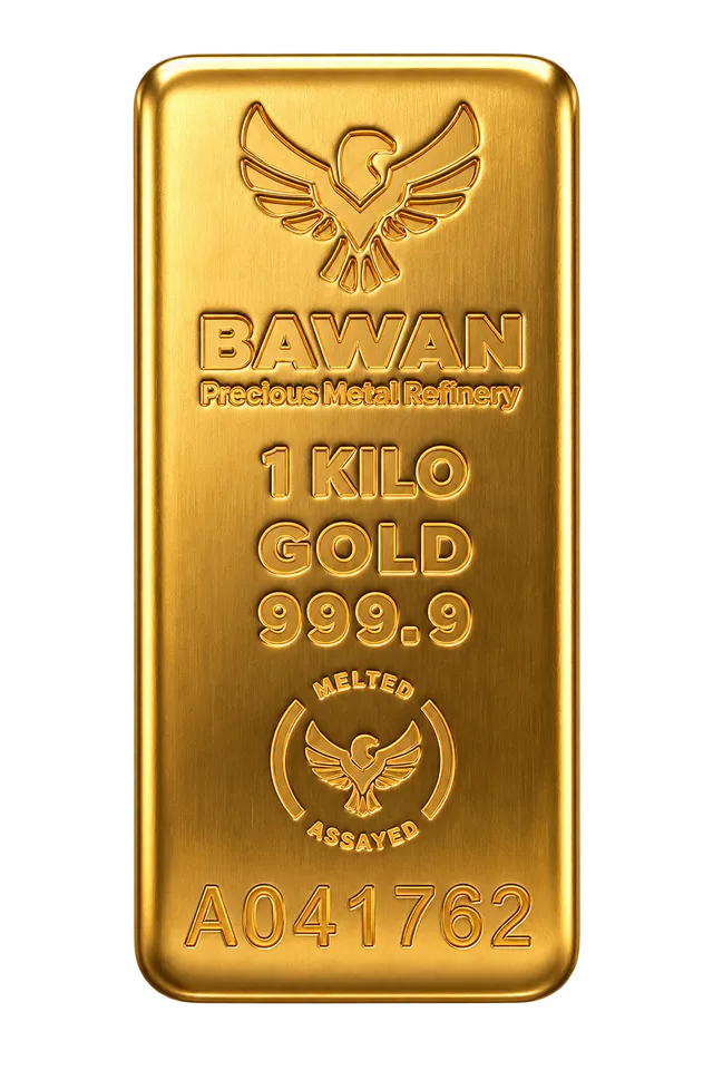 1 kg Gold Bar — 999.9 AU